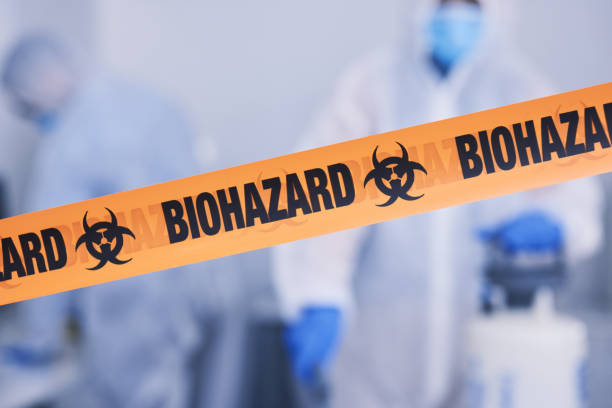 Professional Trauma Scene Cleanup technician working in Port Murray, NJ